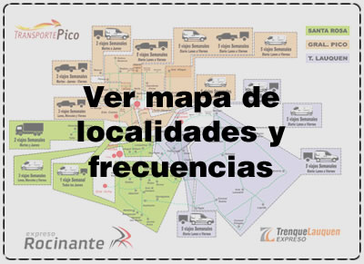 Mapa de Localidades y Frecuencias